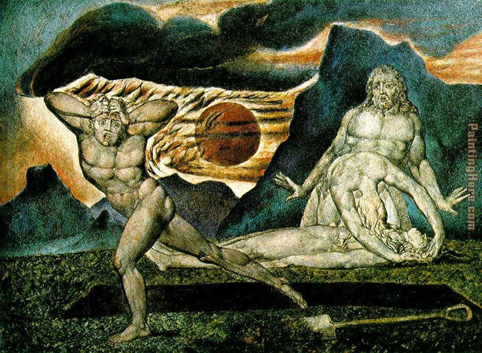 the Body of Abel Found by Adam and Eve painting - William Blake the Body of Abel Found by Adam and Eve art painting